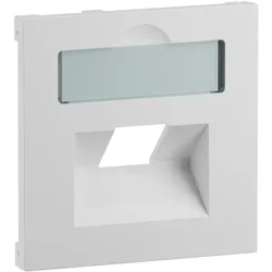 Legrand 765158 SEANO Abdeckung 1x RJ45 für Datendosen Fremdfabrikate, Farbe: Ultraweiß