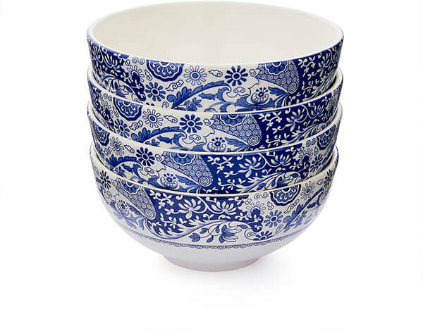 Spode Brocato Set of 4 Rimless Bowls