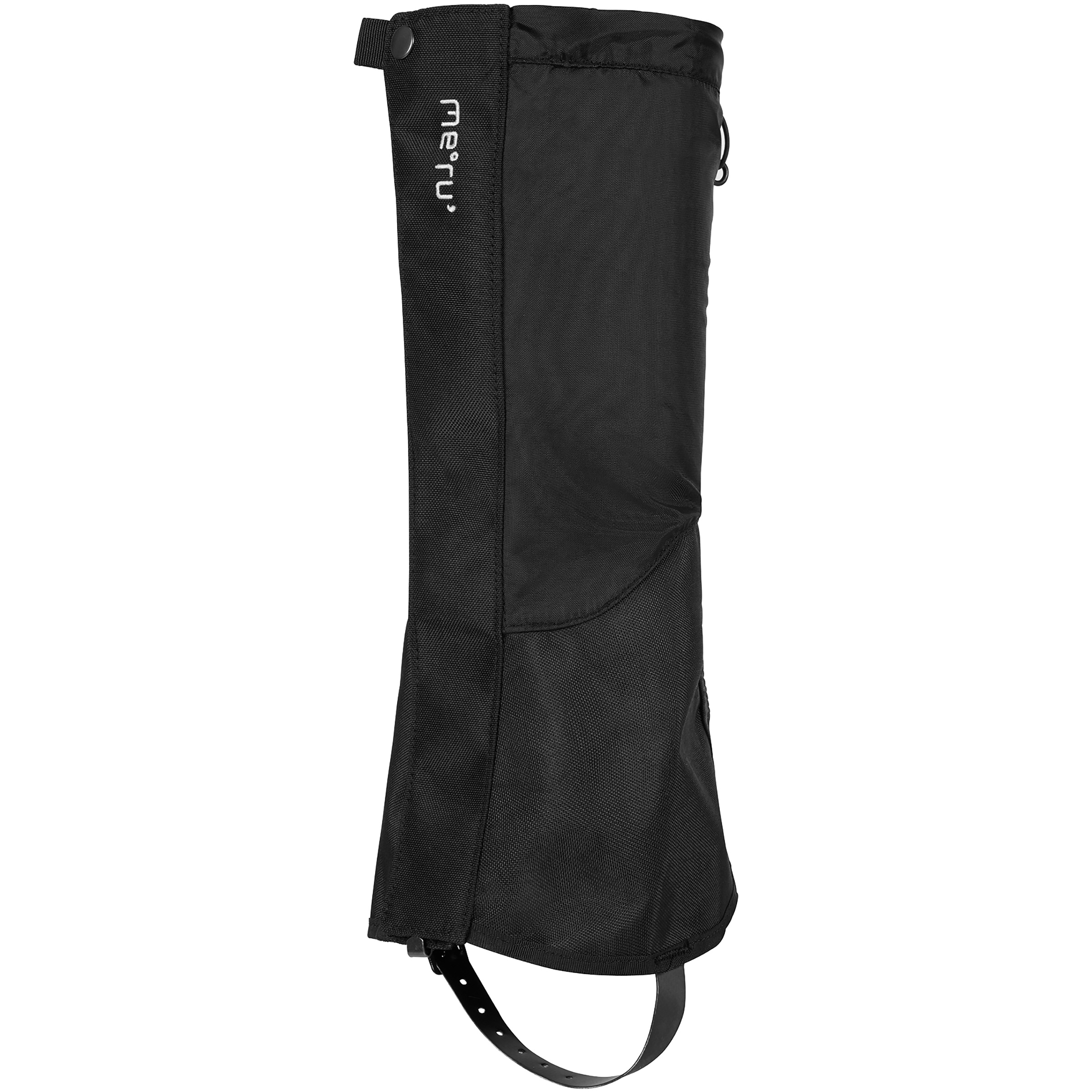 Bergzeit Basics Meru Pro Gamaschen Gamaschen schwarz Größe S-M Schneeschuhwandern | Bergsteigen Widerstandsfähig Wasserabweisend
