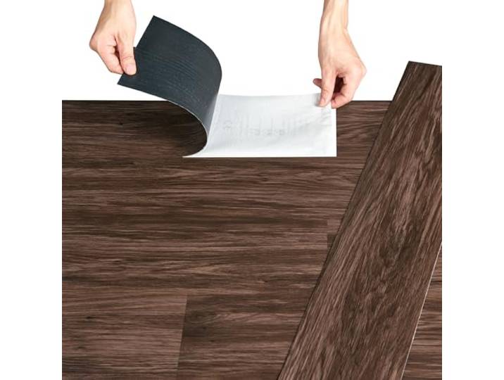 PVC laminaat zelfklevend set van 42 Smoked oak 5,85 m²