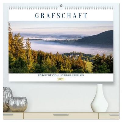 Grafschaft, ein Dorf im Schmallenberger Sauerland (hochwertiger Premium Wandkalender 2026 DIN A2 quer), Kunstdruck in Hochglanz
