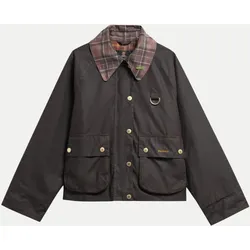 Wachsjacke Icons Tartan Braun 34