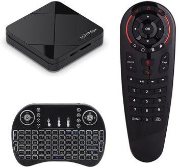 LightInthebox H96 Max Android 14 TV Box 4K Ultra HD Smart Streaming Media Player Ok Google Voice Remote, Support Netflix YouTube Prime Video Disney 4K UHD Streaming Device for Smart TV Home Theater