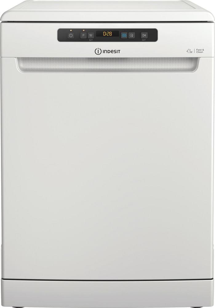 Indesit IN2FFC14BN6, Freistehend, Standardgröße (60 cm), Weiß, Tasten, 1,3 m, 1,55 m