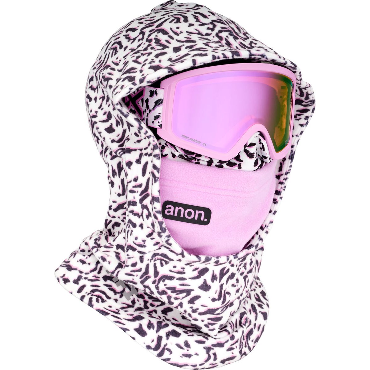 Anon Y MFI Helmet Hood Leopard Pink leopard pink (FC9) Regular 1SZ FITALL 1918114-FC9-1SZ FITALL