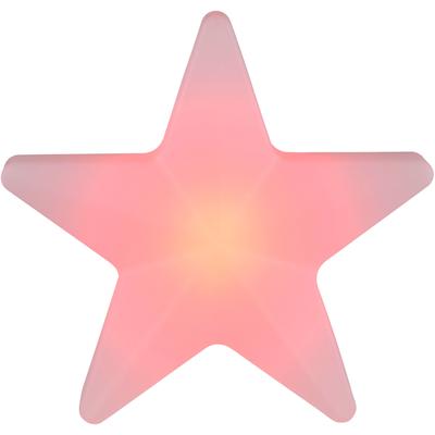 JUST LIGHT LED Gartenleuchte "AKKU STAR", pink (weiß), 1, H: 55cm, 1 Stk., Leuchten, Akkubetrieben, IP44, Dimmbar über Infrarot-Fernbedienung, RGB+W, LED Gartenleuchte
