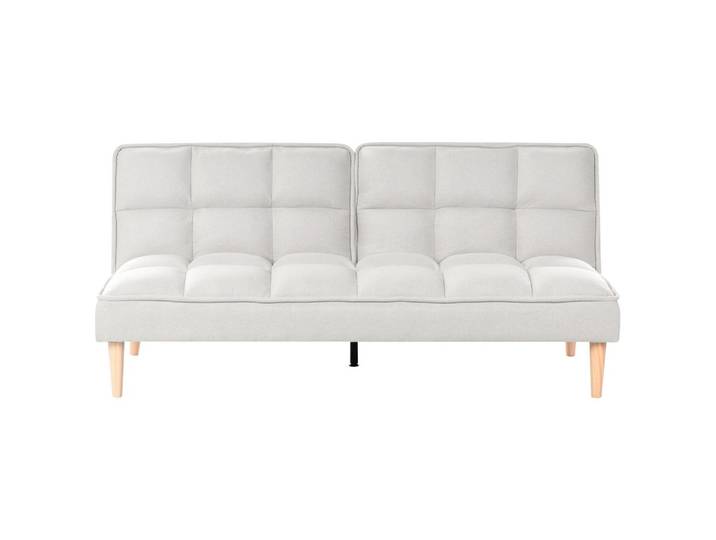 SCHLAFSOFA 3-Sitzer Stoff Cremeweiß Siljan