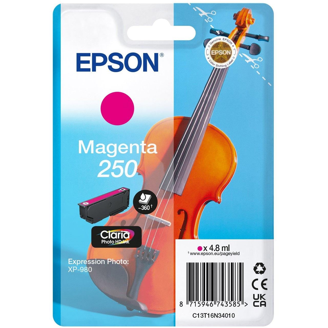 EPSON 250 (Violine) magenta Druckerpatrone