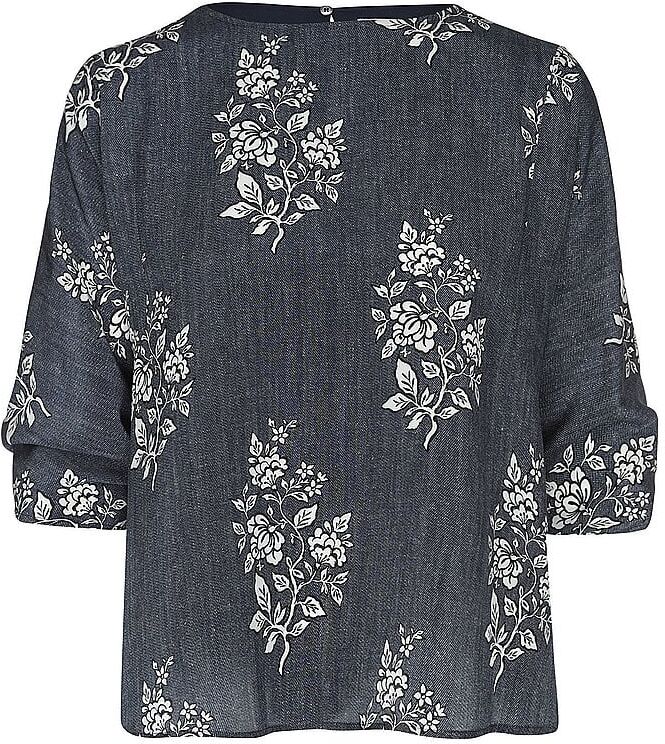 WEEKEND MAX MARA Seidenbluse  dunkelblau   38 38