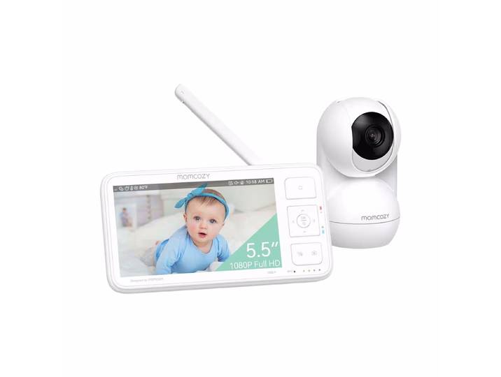 Momcozy BM014-WH12BA-A Babyvideophone – Babyphone – weiss