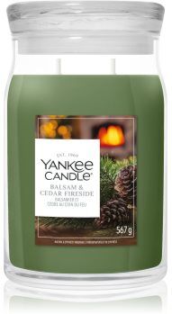 Yankee Candle Balsam & Cedar Fireside vela perfumada 567 g. Balsam & Cedar Fireside