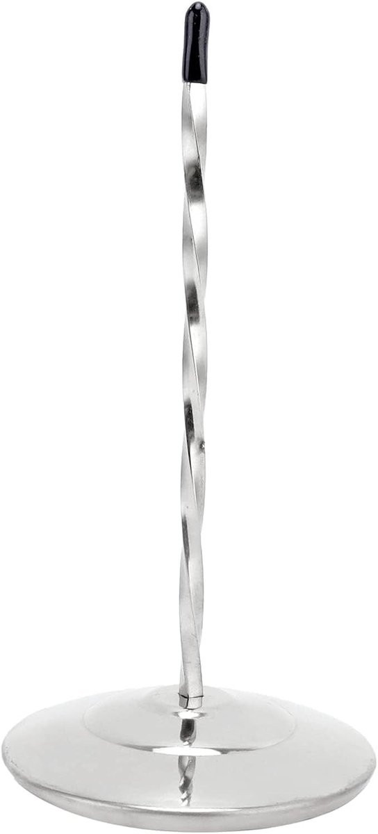 SnelShoppen Desk Receipt Holder - RVS Ticket Spike voor bonnen en nota's - Zilver