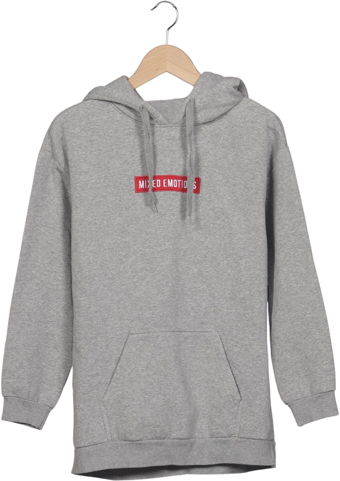 Forever 21 Damen Kapuzenpullover, Grau, Gr. S, Baumwolle / Synthetik - Second Hand