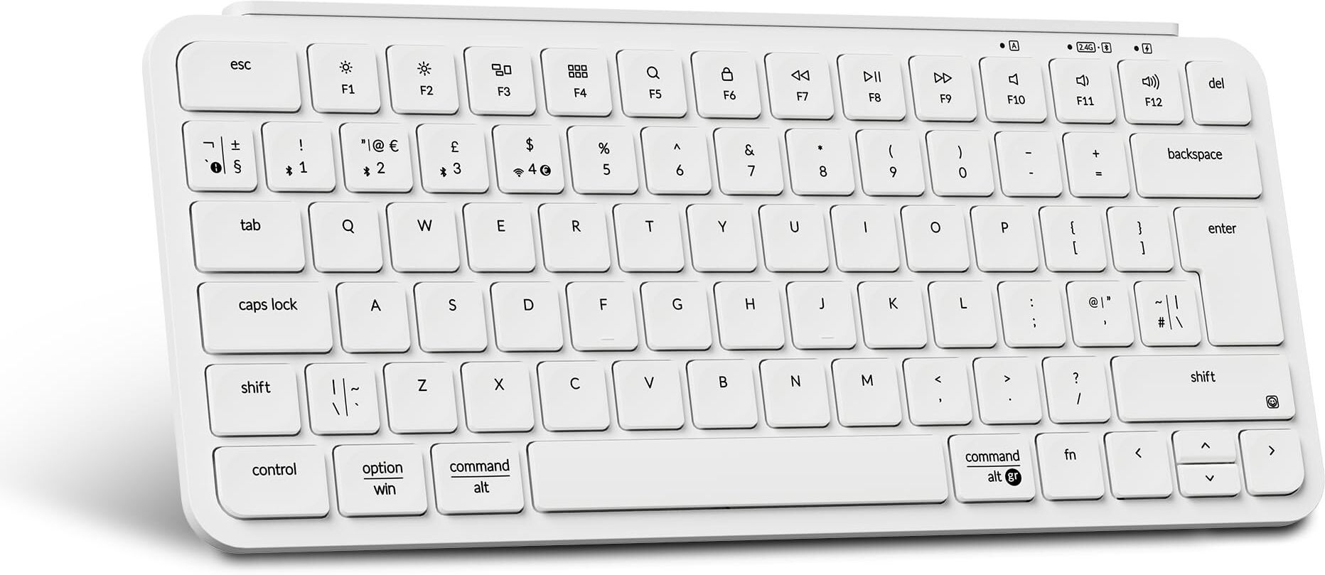 Keychron B6 Pro Ultra-Slim Wireless Keyboard UK Layout - Ivory White