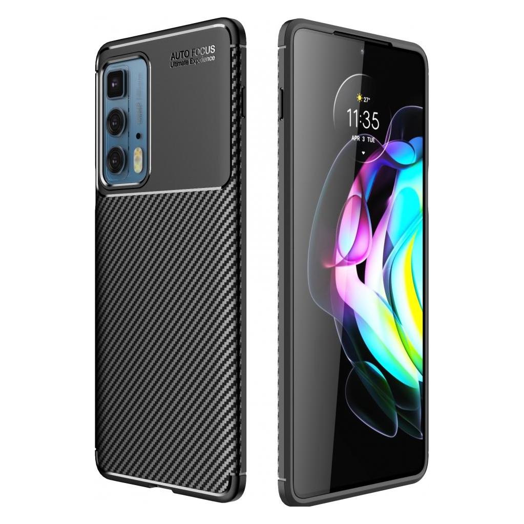Screenguard Motorola Edge 20 Pro Hülle Carbon Design TPU Case (Motorola Edge 20 Pro) (00029308)
