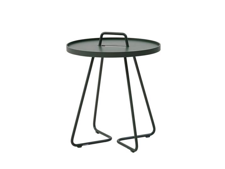Sofatisch On-the-move Cane-line grün, Designer Christina Strand, Niels Hvass, 44x54x44 cm