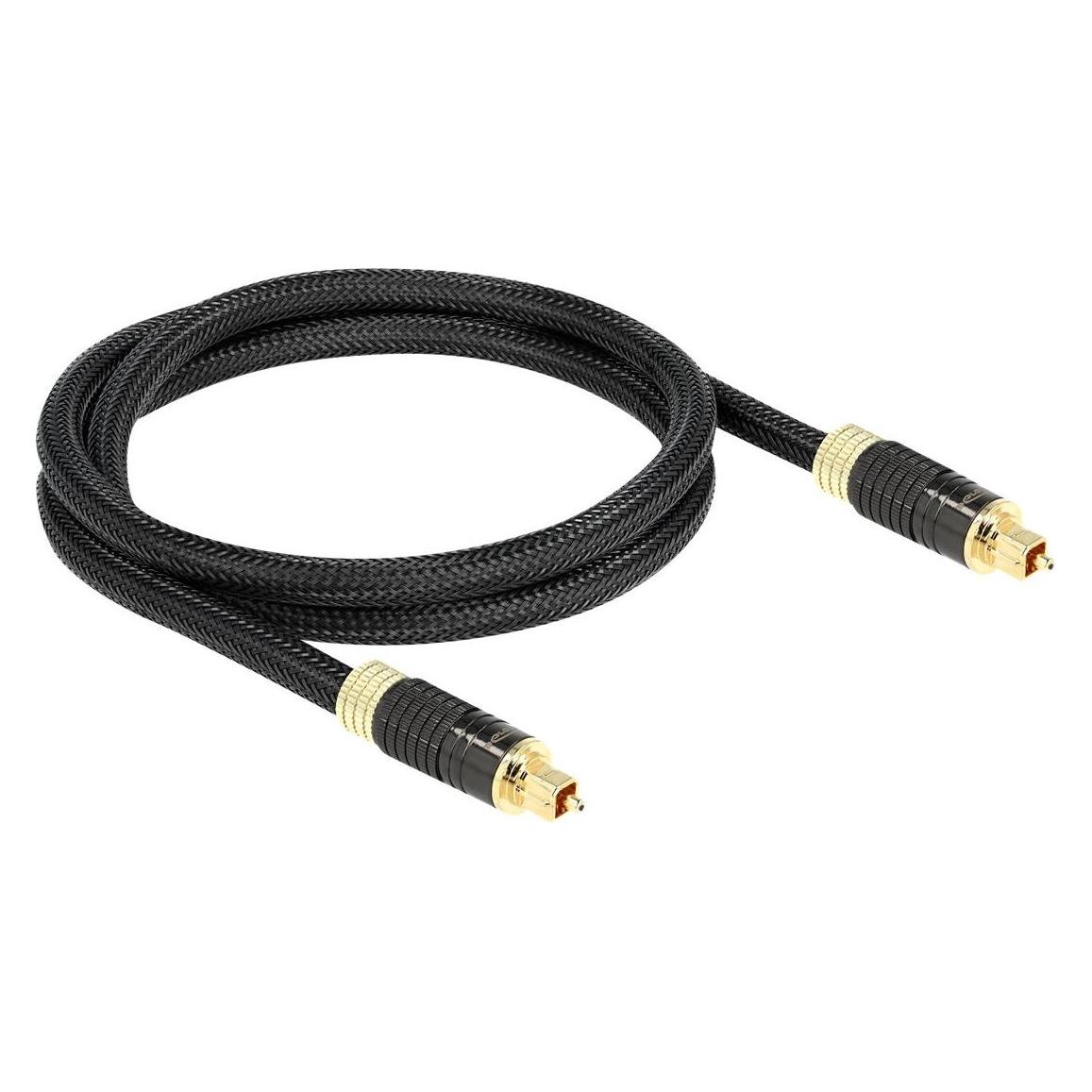 Delock TOSLINK Standard Kabel Stecker (1 m, Toslink Kabel) (86592)