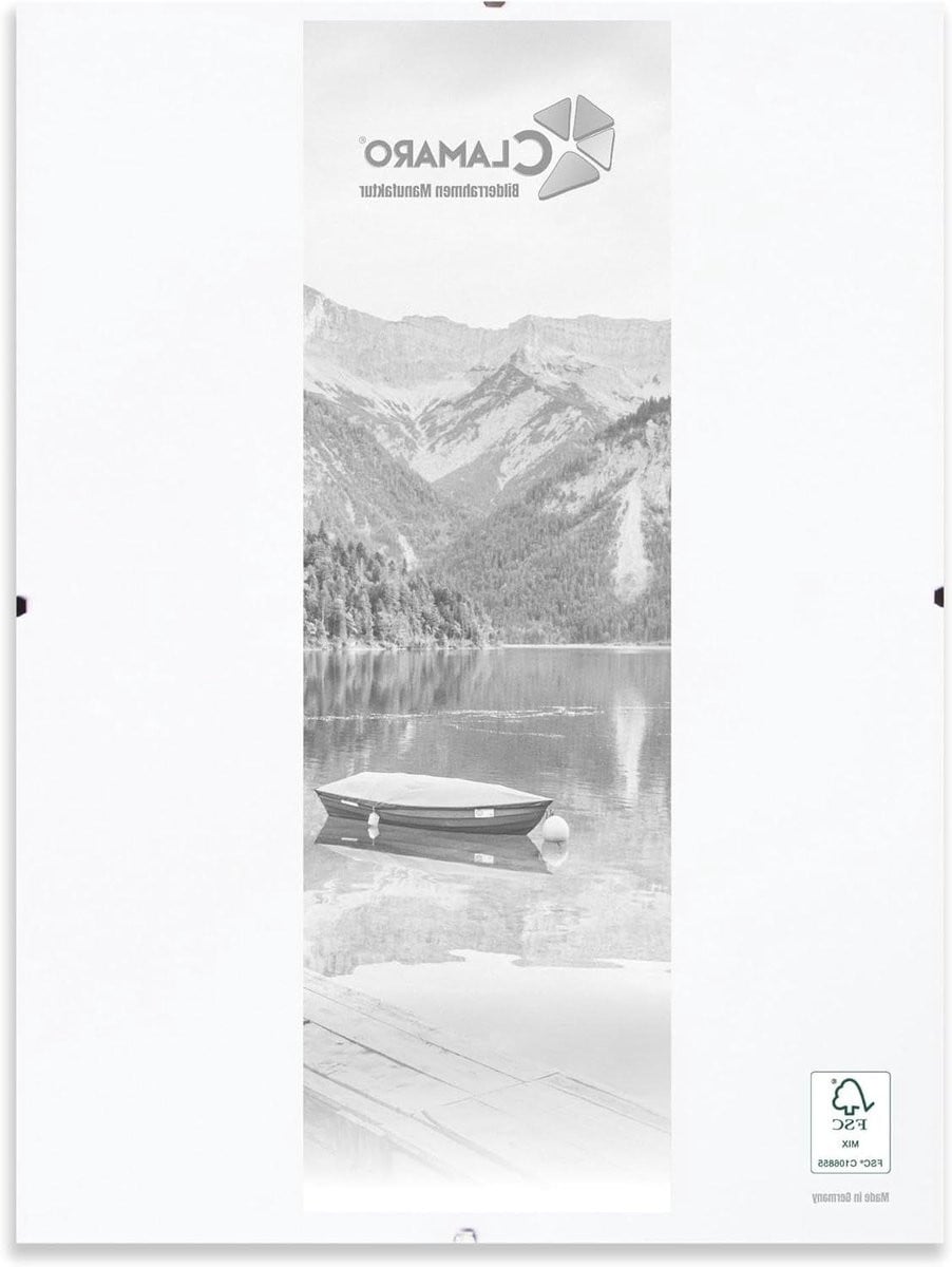 Frameloze Clip Fotolijst met Acrylglasplaat - A3 - Transparant