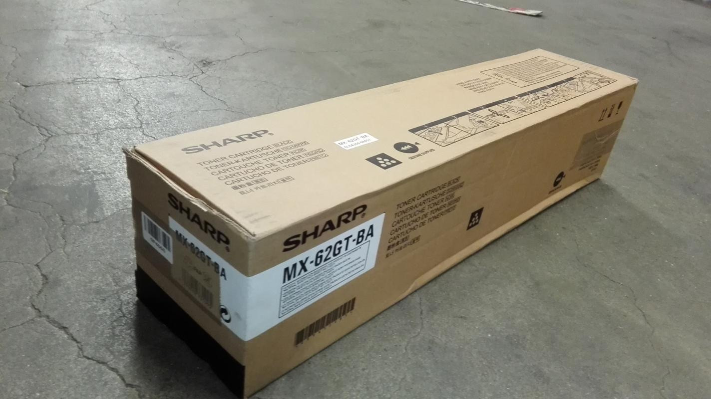 Sharp MX62GTBA Originele Toner Cartridge - Zwart - voor Sharp MX-6240N, MX-6500N, MX-7040N, MX-7500N