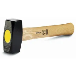 STANLEY Fäustel mit Holzstiel 1500 g Kopfabmessung 45 mm - 1-54-053