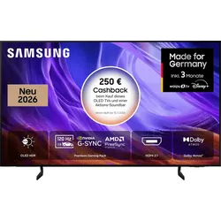 SAMSUNG GQ77S85H OLED 4K Samsung Vision AI Smart TV (77 Zoll / 195 cm, UHD 4K, SMART TV)