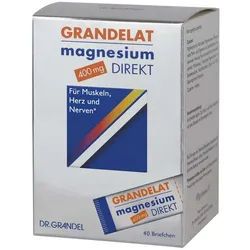 GRANDELAT magnesium DIREKT 400mg 40 Sachets 138g