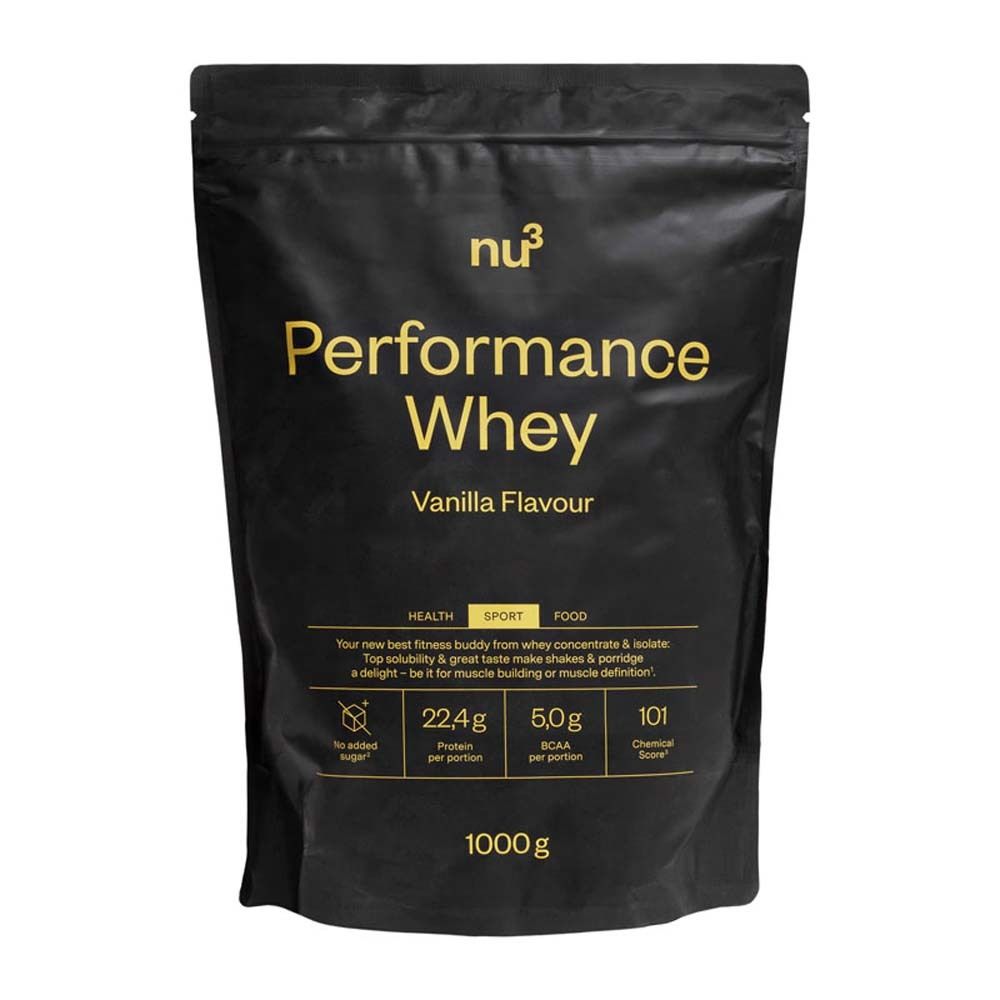 nu3 Performance Whey, Vanille, Pulver 1000 g