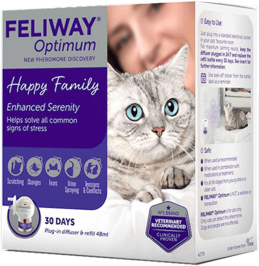 Feliway Ceva ® per Gatti Optimum Diffusore + Ricarica 30 giorni 48 ml