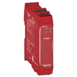 Schneider Electric XPSMCMCO0000S2G Modul sichere Kommunikation, 2 Kanäle (innerhalb einer Linie), Modicon Sicherheitscontroller XPSMCM, Schraubklemmen