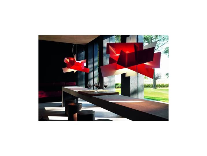 Big Bang LED Suspension Dimmable Rouge - Foscarini - Plastique