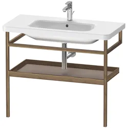 Duravit Möbel-Accessoires Handtuchhalter mit Ablage DuraStyle 9883, 940x440mm, DS988304377, Farbe: Basalt Matt / Nussbaum Massiv
