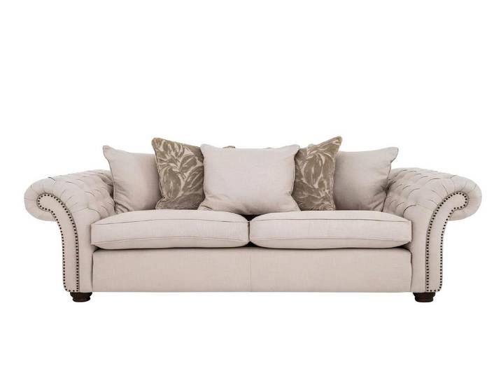 Xlmoebel Chesterfield-Sofa von jvmoebel im Landhausstil mit Stoffbezug, Chesterfield-Sofa, Hergestellt in Europa