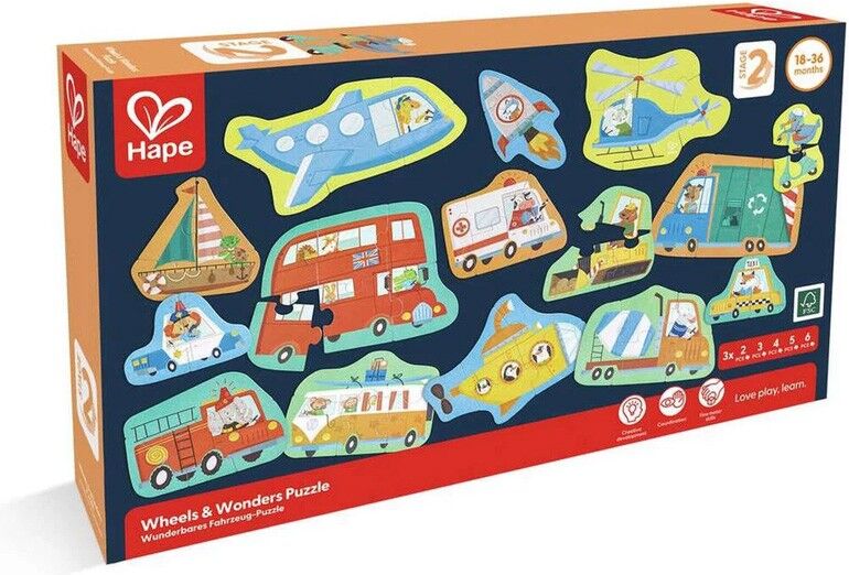 Puzzle Les Véhicules - Hape