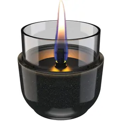 Tenderflame - TenderFuel nachfüllbare Tischkerze Café 18 Reactive Glaze Amber
