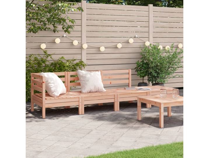 vidaXL Gartensofa 4-Sitzer Massivholz Douglasie