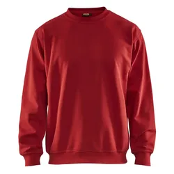 Pullover "3340" Rundhals - L - Rot