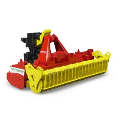 BRUDER - Pöttinger Lion 3002 Kreiselegge 02346 - gelb|rot|schwarz