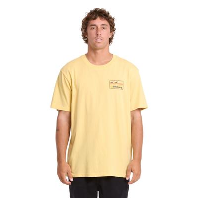 T-Shirt BILLABONG "Runner Premium", Herren, Gr. S, raffia, Obermaterial: 100% Baumwolle., Shirts T-Shirt
