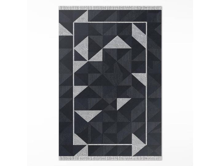 Wallfluent Teppich 80x120 cm Mosaik aus Geometrischen Formen Vintage Muster, Greige, Kunststoff, 80x120 cm, Teppiche und Böden, Teppiche
