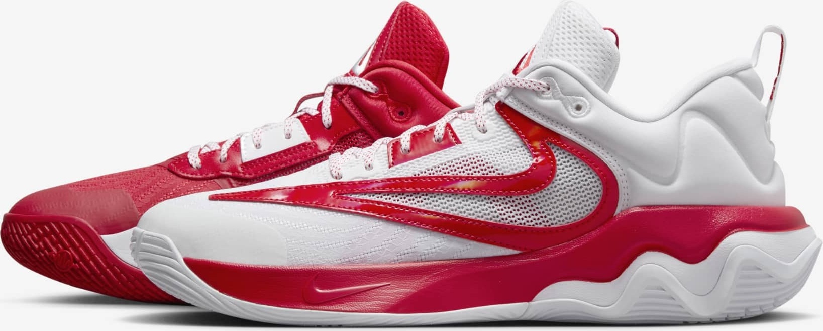 Nike Giannis Immortality 3 ASW "White University Red", FV4057-600, Größe: 44