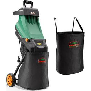 Gardebruk Häcksler 106536, 2400 Watt, Messerhäcksler, Schnittstärke bis 45 mm