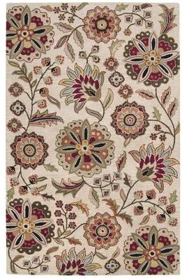 Livabliss Lily Hand-tufted Transitional Floral Pattern Wool Area Rug