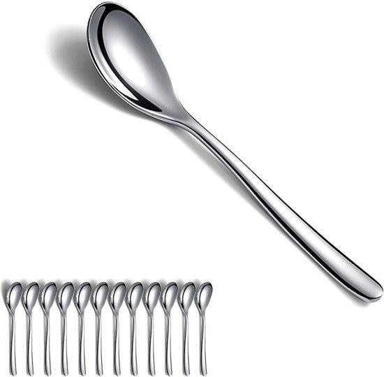 Ibenzoa Roestvrijstalen Lepelset 12 stuks 14 cm