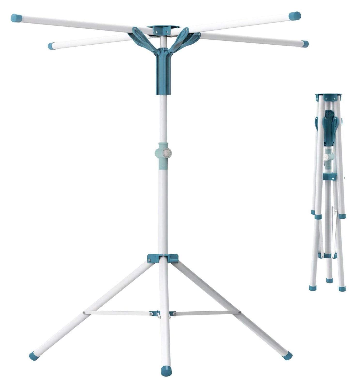 Northix Hangend wasdroogrek met compact en inklapbaar ontwerp