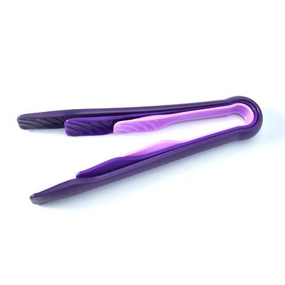 Non slip Cooking Clip BBQ Kitchen Tongs Grill Tools Accessories Grill Kitchen Accessories purple