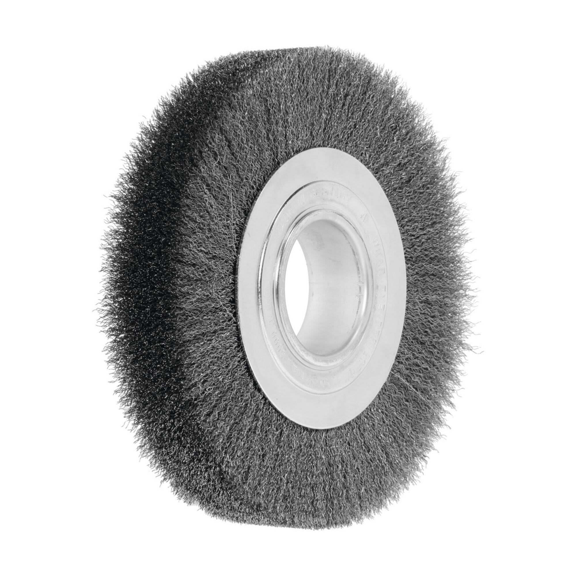 Lessmann Draht-Rundbürste Stahldraht 0,20 mm, Bürsten-⌀xBesatzbreite: 178X23 mm (355142)