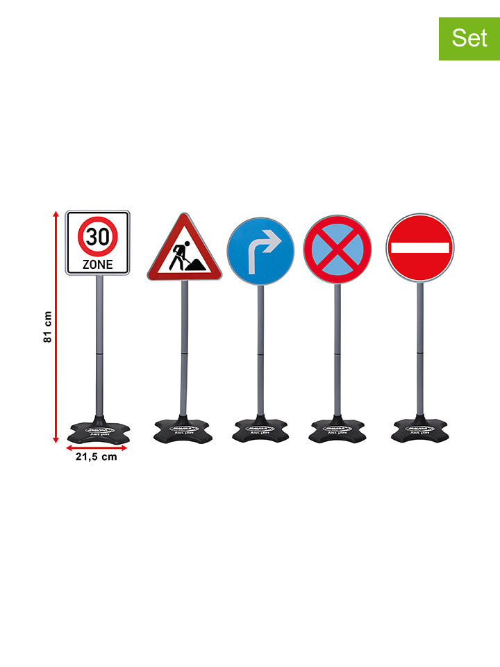 Jamara 5tlg. Verkehrsschilder-Set in Bunt - ab 3 Jahren - onesize