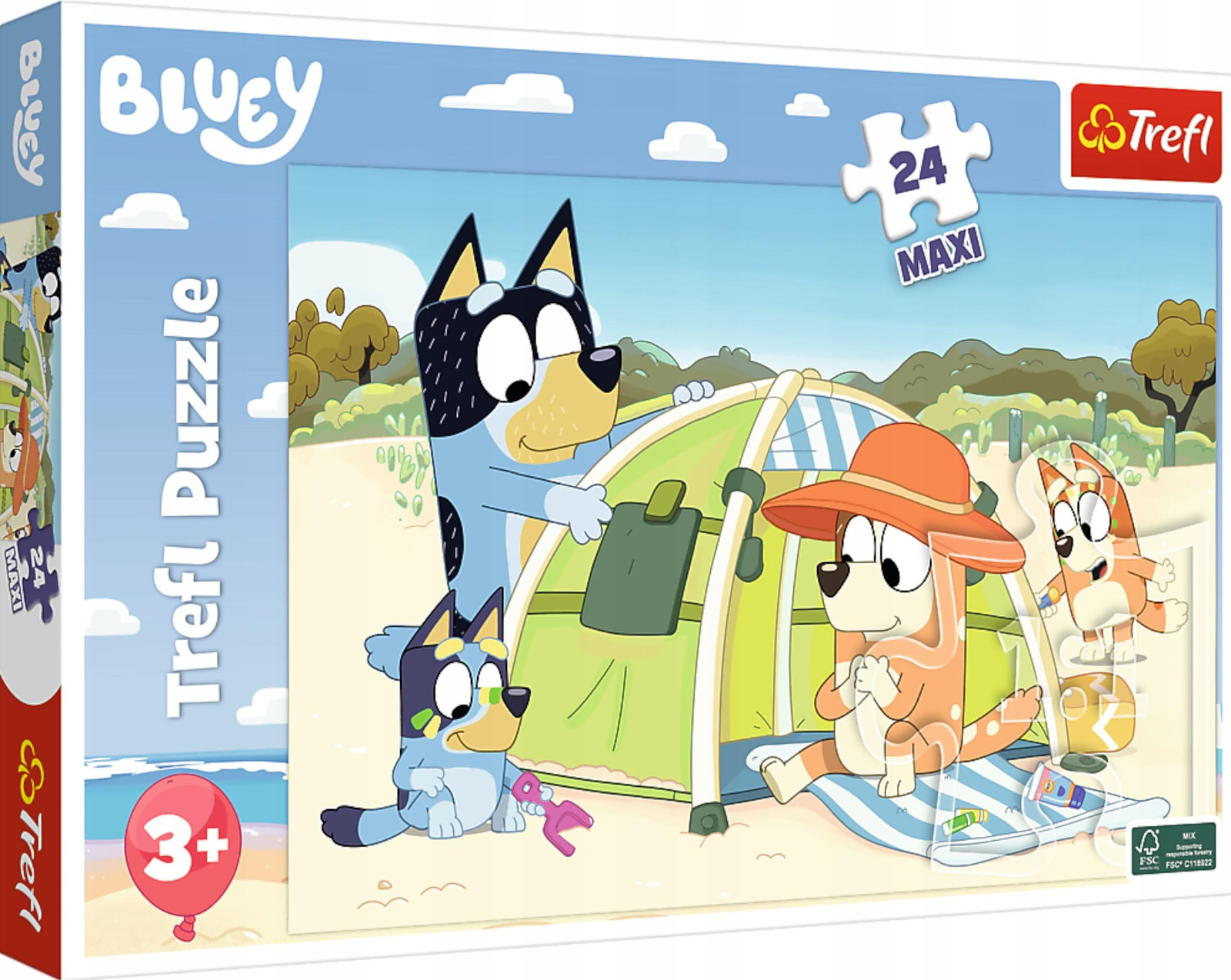 Trefl Puzzel 24st Maxi Bluey's Wonderful Day 14357