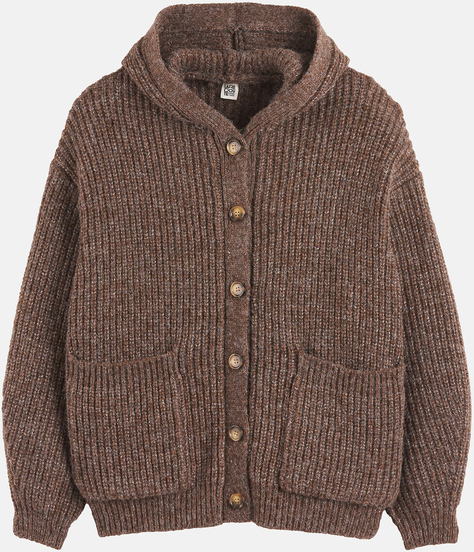 LA REDOUTE COLLECTIONS Gilet loose à capuche boutonné