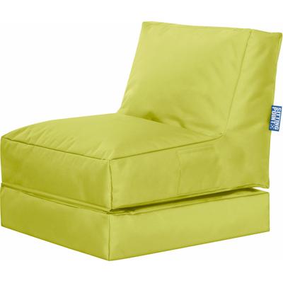 Sitzsack SITTING POINT "Twist Scuba", grün, B:70cm H:80cm T:180cm, Polyester, Sitzsäcke, Sitzsack